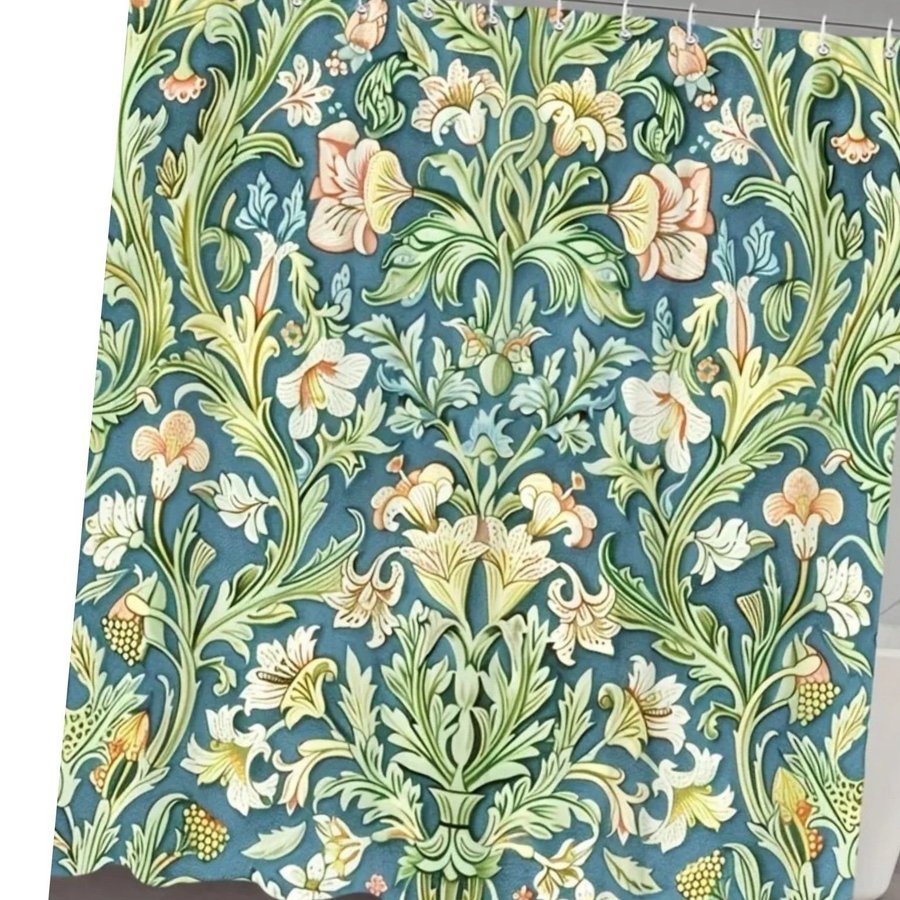 William Morris inspirerat duschdraperi