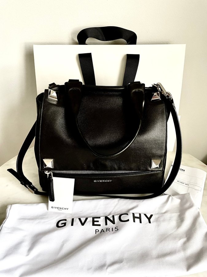 GIVENCHY HANDBAG SVART 100% Läder