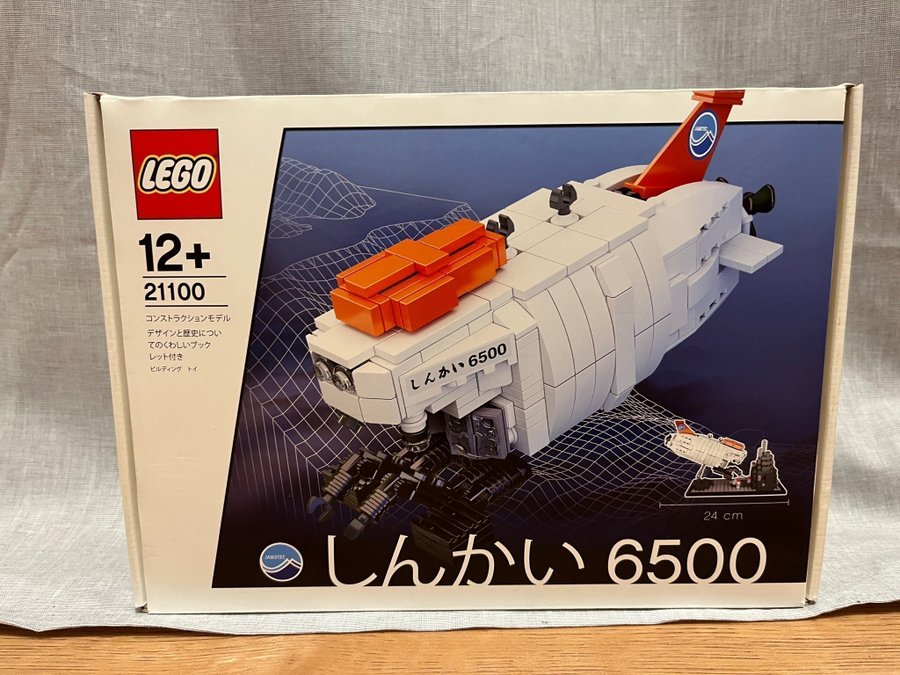 Lego IDEAS / CUUSOO: Shinkai 6500 ubåt / submarine - 21100 (utan plombering)