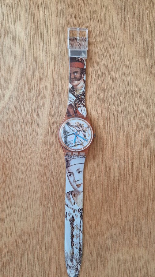 Swatch Original Wrist Watch Masquerade 1993 Gp105 New Battery Swiss Made