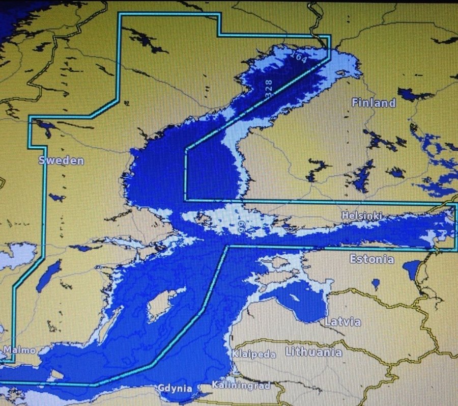 Garmin BlueChart g2 Vision HD VEU712L Sweden East  Gulf of Finland V2017