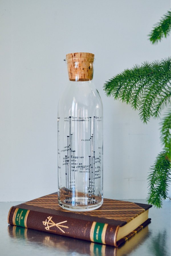 RETRO COCKTAIL SHAKER/ DRINKMIXER - SEA glasbruk