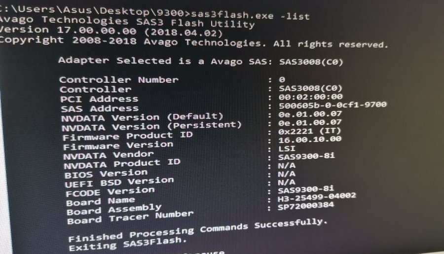 Avago LSI 9300-8i IT P16 - Win/TrueNas/Linux/VMware (Ersätter LSI 9207)