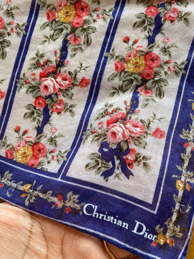 Vintage Christian dior handkerchief