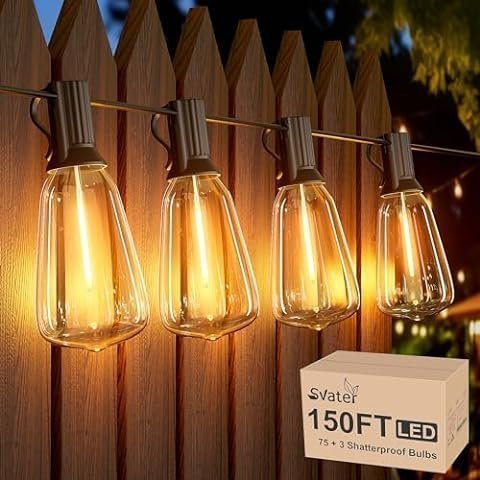 35 meter 10Led utomhusvattentät strängljus Retro AIDSON BULB Garden Party