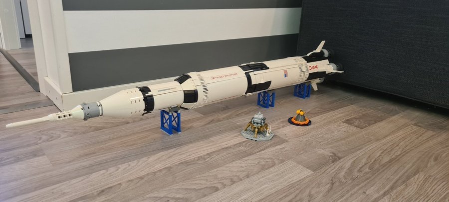 Lego Ideas Nasa Apollo Saturn V space rymd