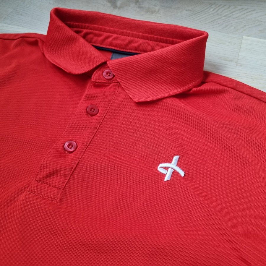 Golfpiké Cross Sportswear / Strl S / Röd Golftröja / Golfpikétröja