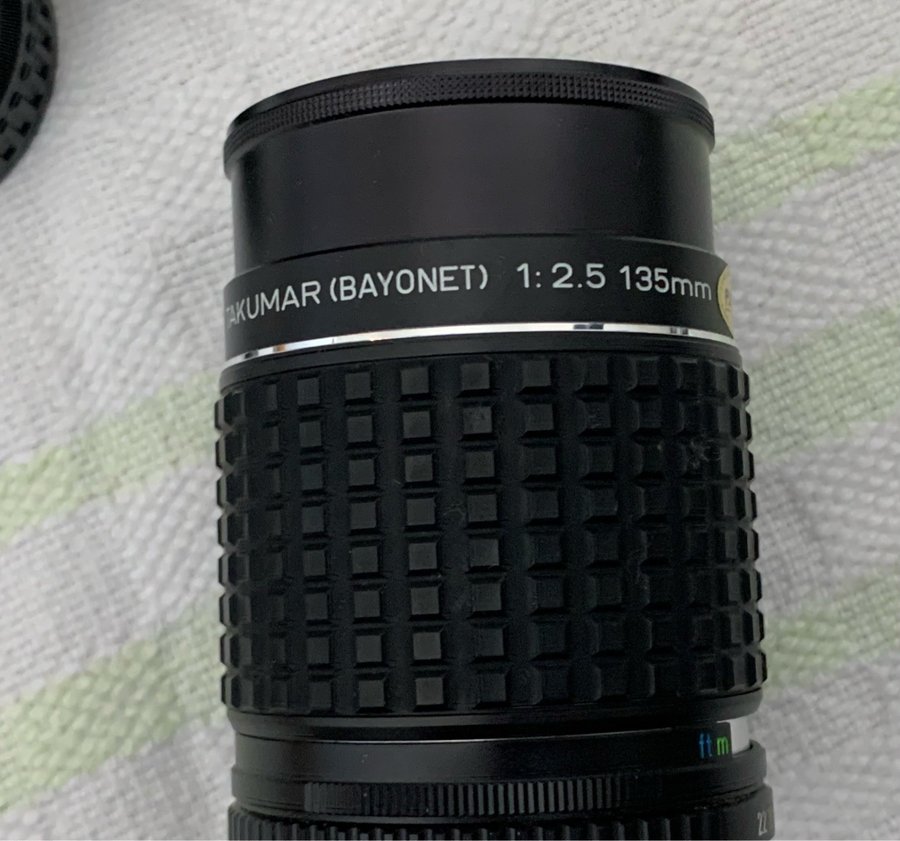 Asahi Takumar Bayonet 135mm f25 för Pentax kamera