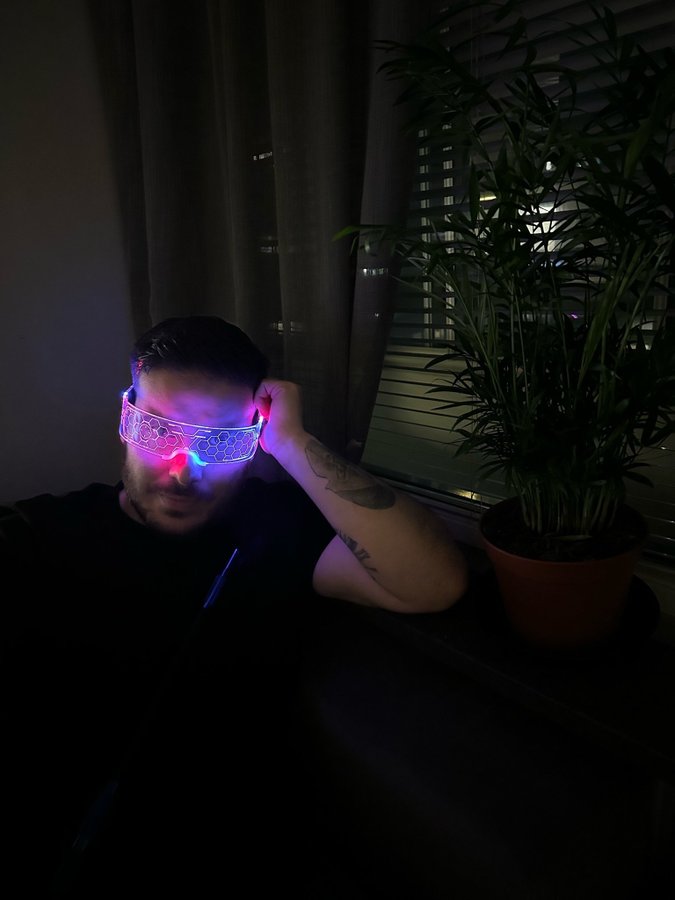 Led glasögon