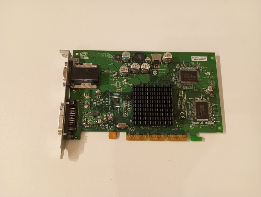 Nvidia Geforce4 MX 64MB Grafik Kort ADC VGA 180-10074-0000 A01