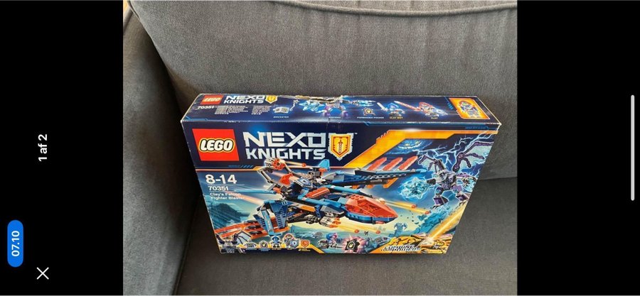 Uåbnet - 70351 LEGO Nexo Knights Season 3 Clay's Falcon Fighter Blaster