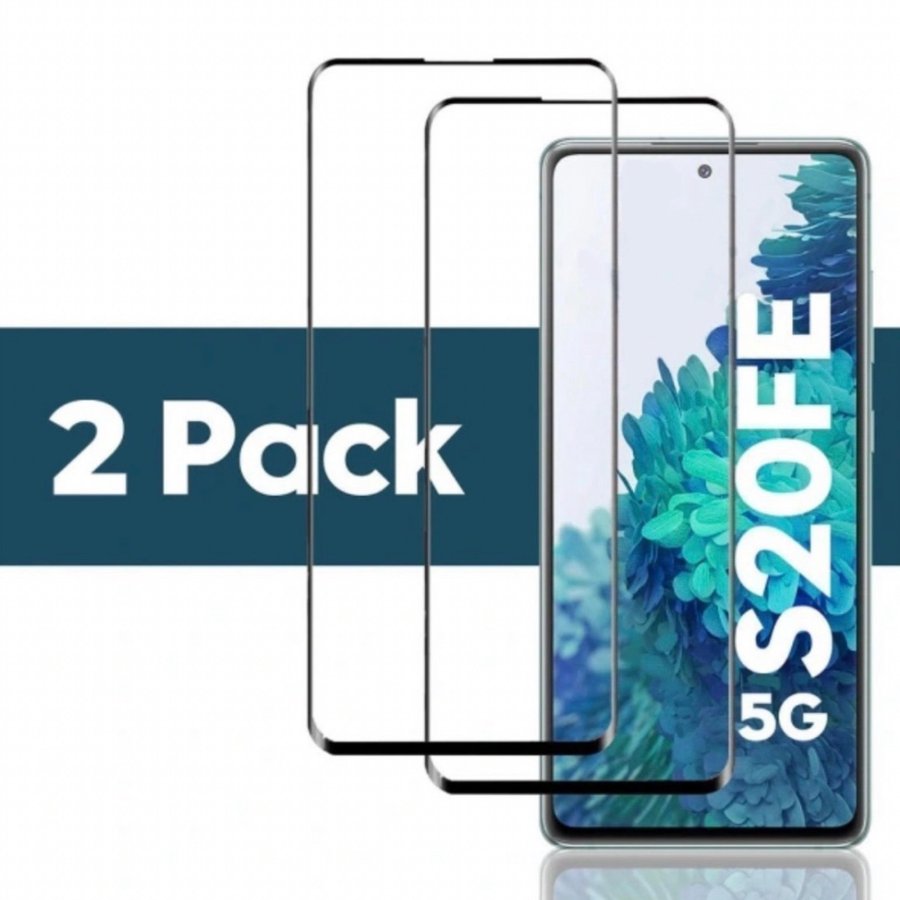 2 Pack Samsung S20 FE - Skärmskydd i Härdat Glass - Top Kvalitet