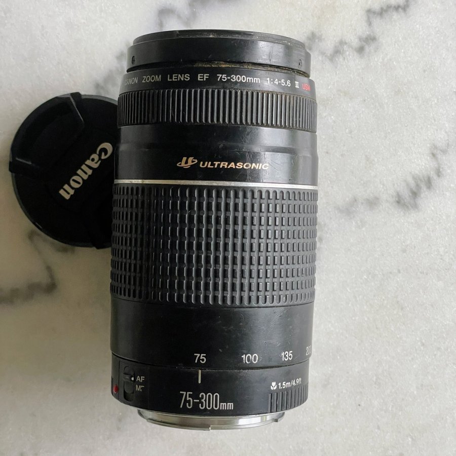 Canon EF 75-300mm F4-56 III Zoom AF/MF Made in Japan