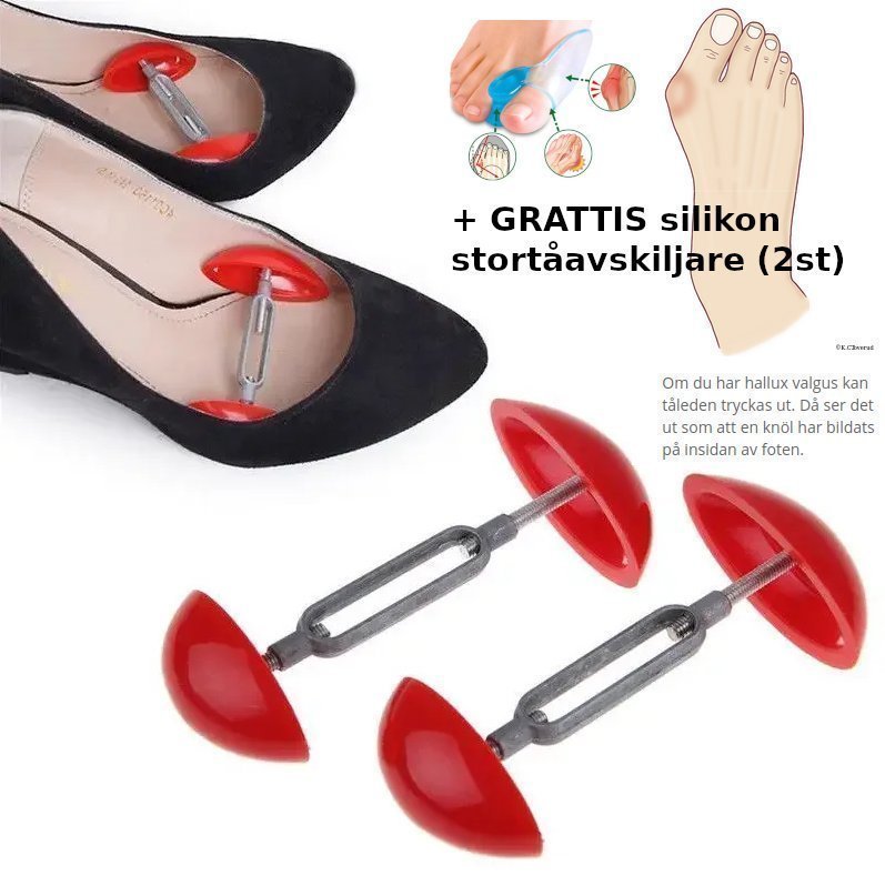 Nya!Skosträckare/ stretchers(Hallux valgus–snedställd stortå) korrigerare