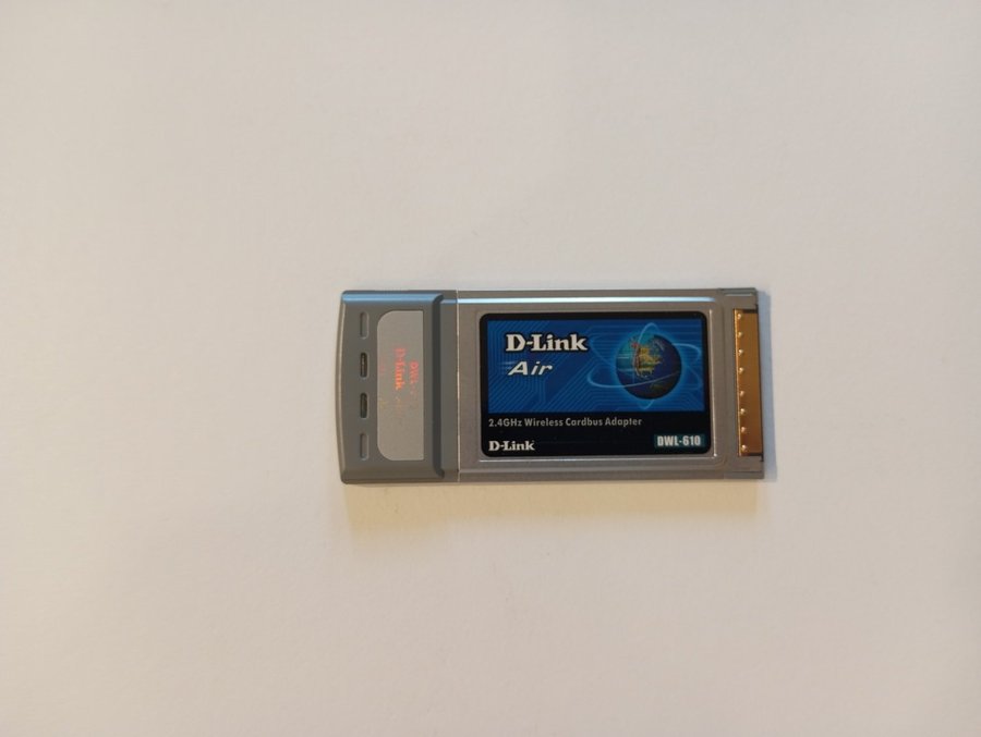 D Link Air 24 GHz Wifi Wireless Cardbus Adapter DWL 610 cardbus type II