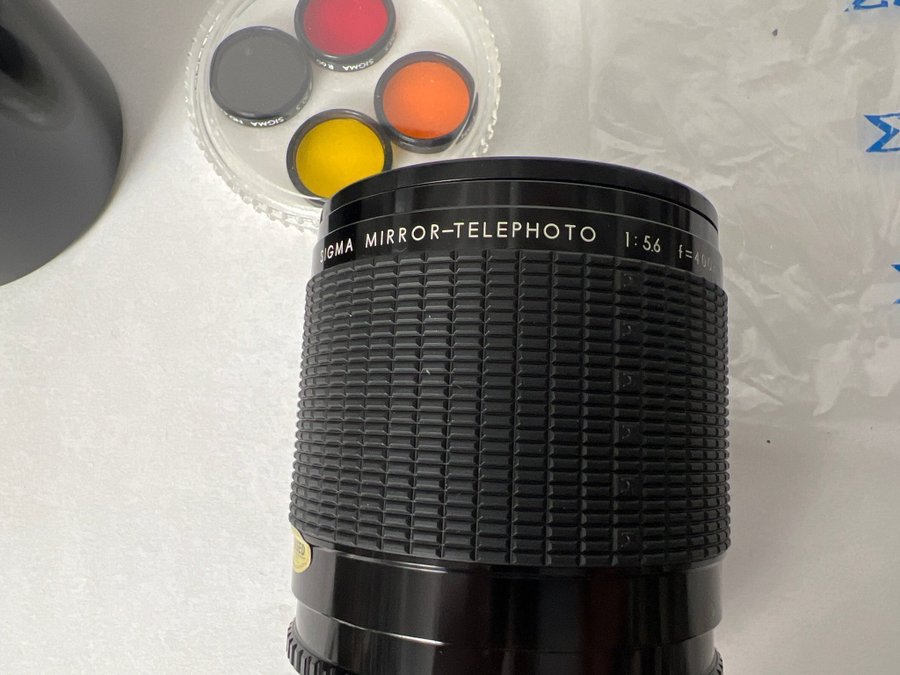 Objektiv f=400mm 1:56 sigma mirror -telephoto multi Coated