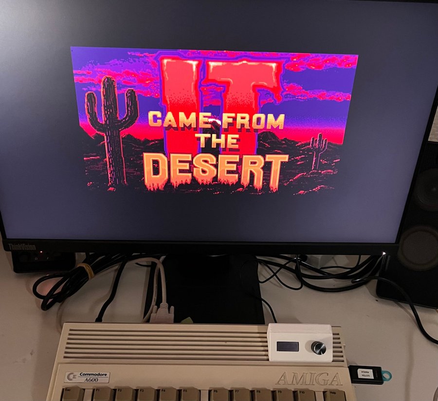 Commodore Amiga 600 A600 Recappad Riktigt fin!