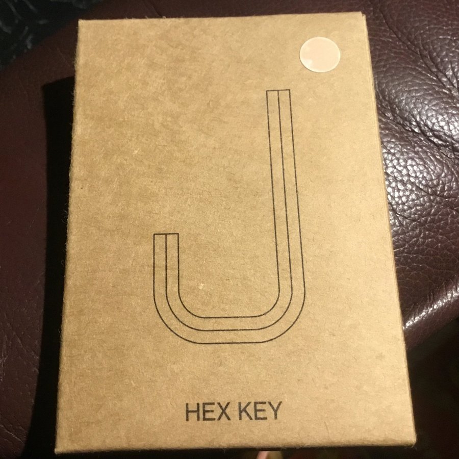 Väggkrok 2pack ”HEX KEY” Rosa (nyckelhållare/krok) av Yoko Maxi