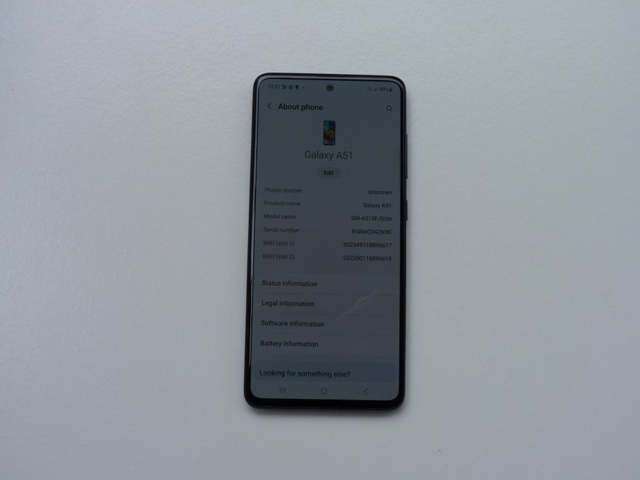 Samsung Galaxy A51 128GB-Duos-Olåst
