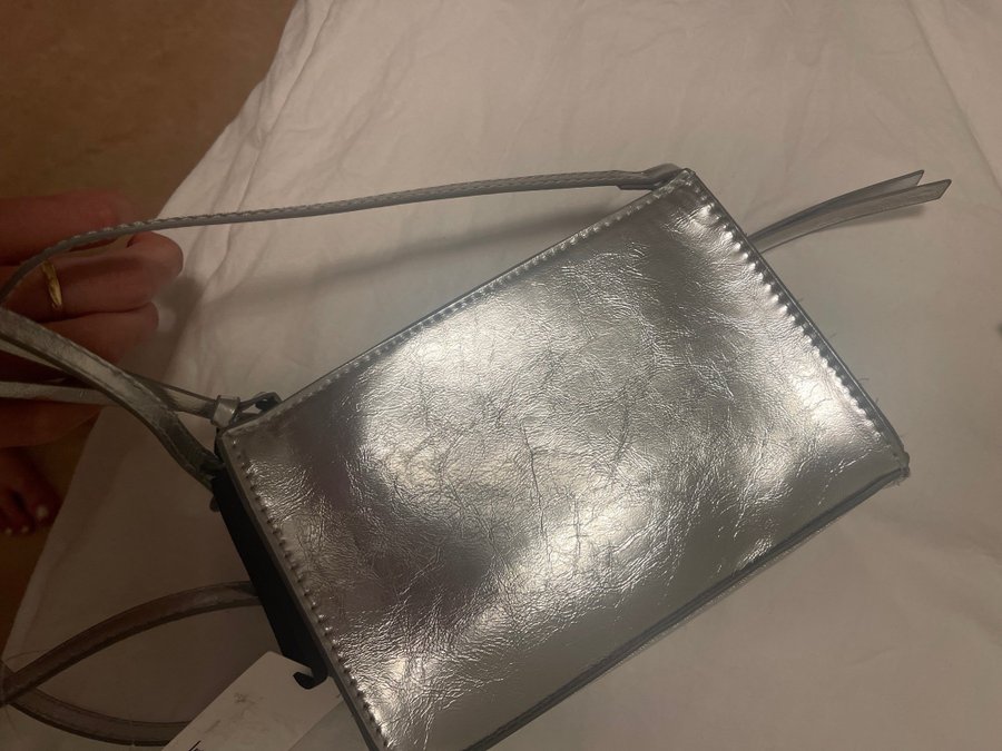 Silver handbag