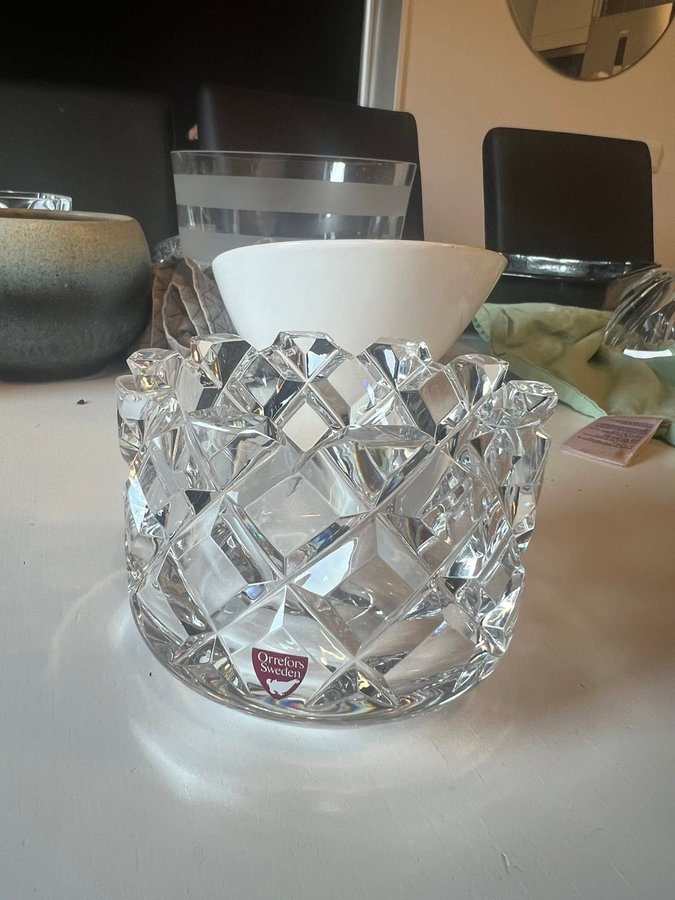 ORREFORS crystal bowl Sofiero by Gunner Cyrén