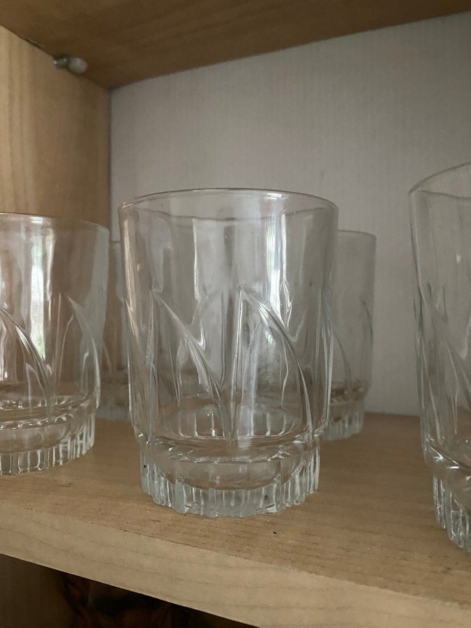 Retro Duralex dricksglas glas saftglas mindre