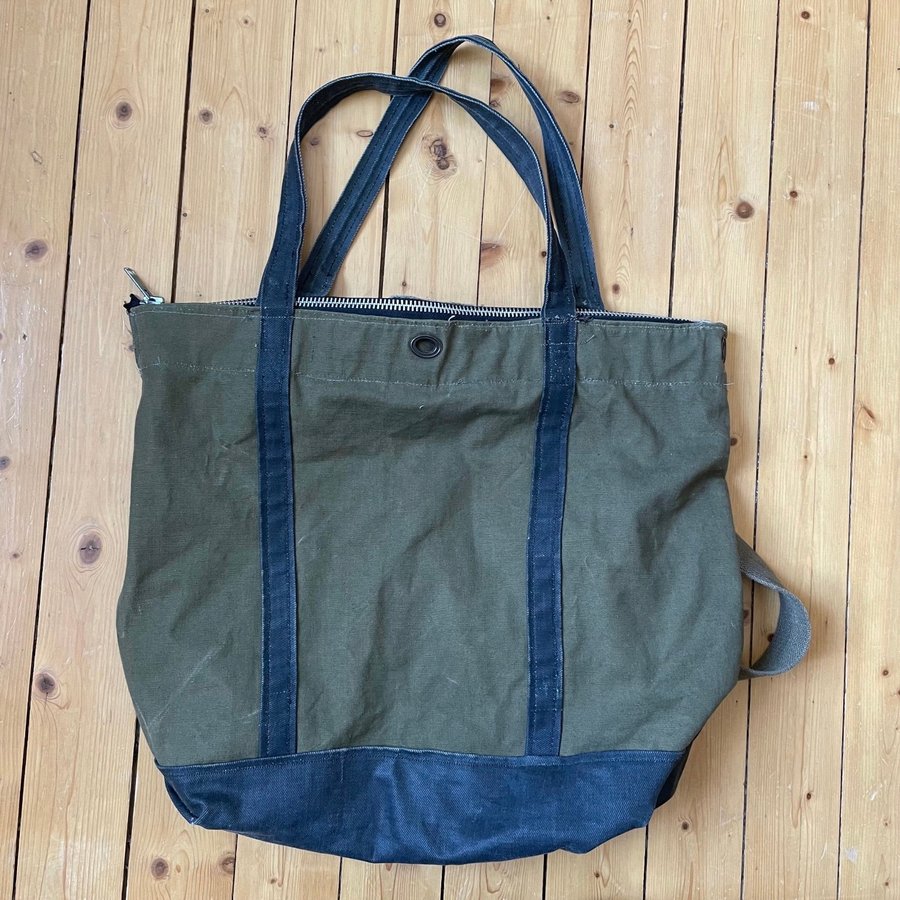 Re-Made Vintage Army Canvas Totebag