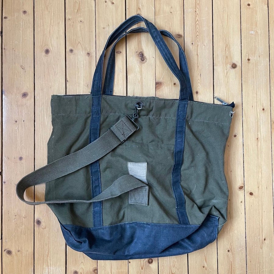 Re-Made Vintage Army Canvas Totebag