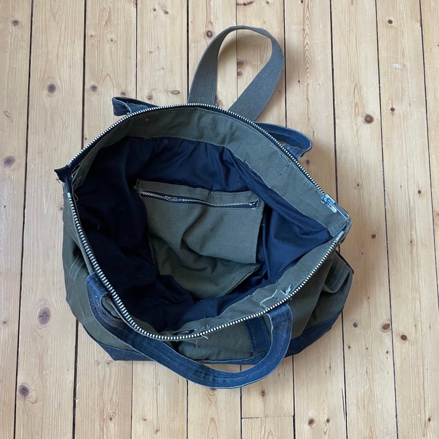 Re-Made Vintage Army Canvas Totebag