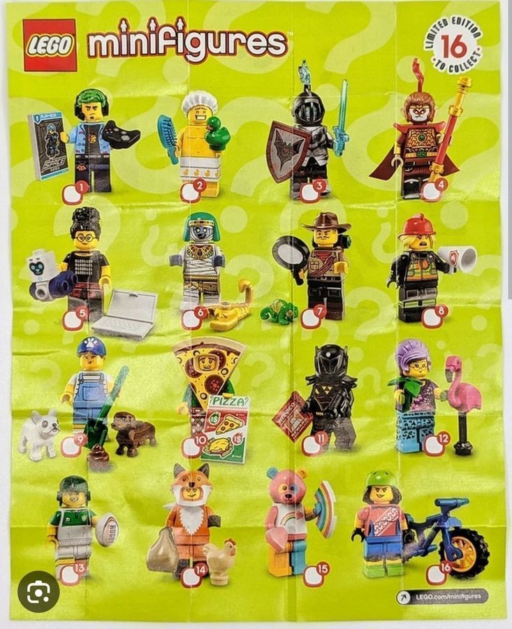 Lego col cmf 71025 serie 19 minifigur minifigure