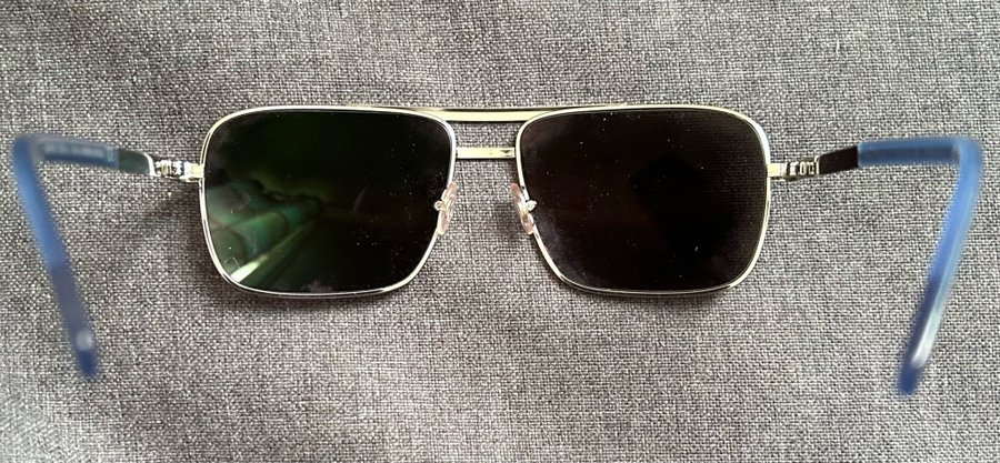 Maui Jim solglasögon aviator model compass silver och grå