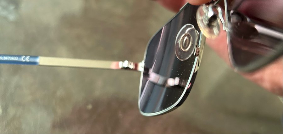 Maui Jim solglasögon aviator model compass silver och grå