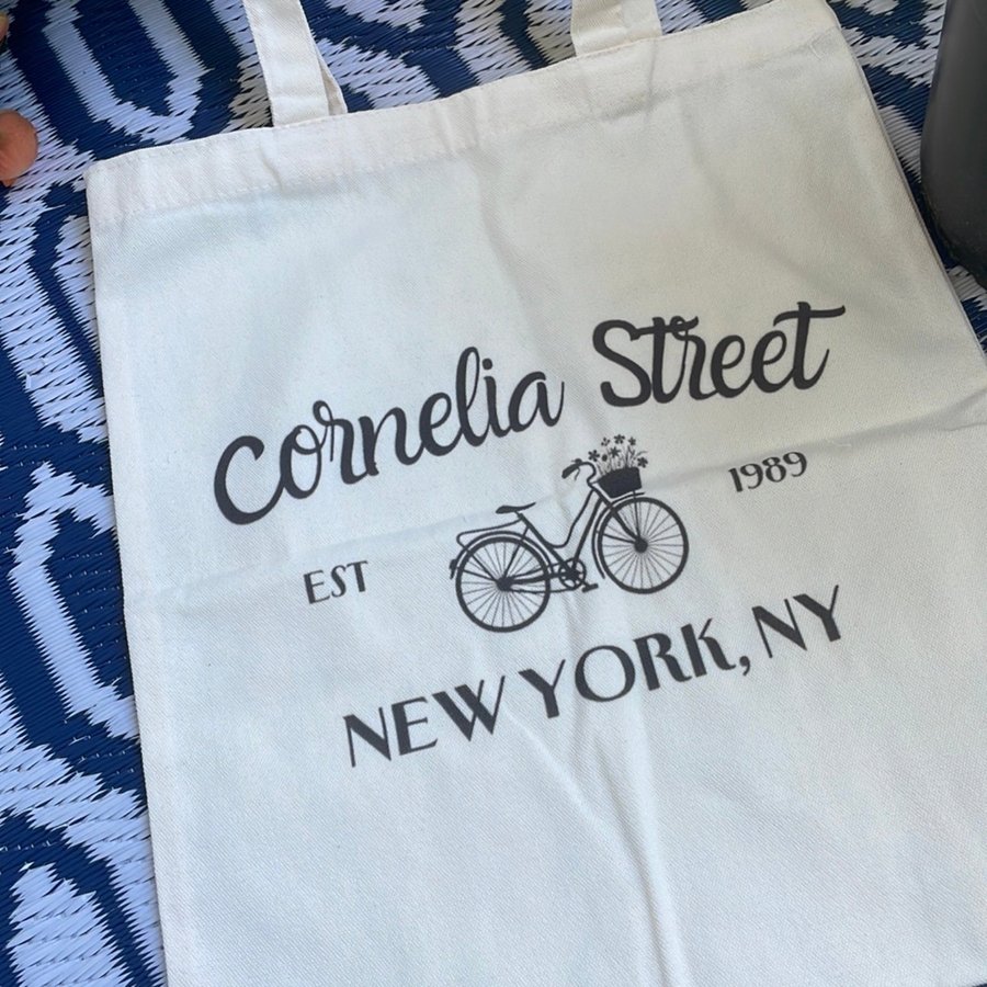 Cornelia street 1989 Taylor Swift swifites Inspiration Jute Bag Tote Bag