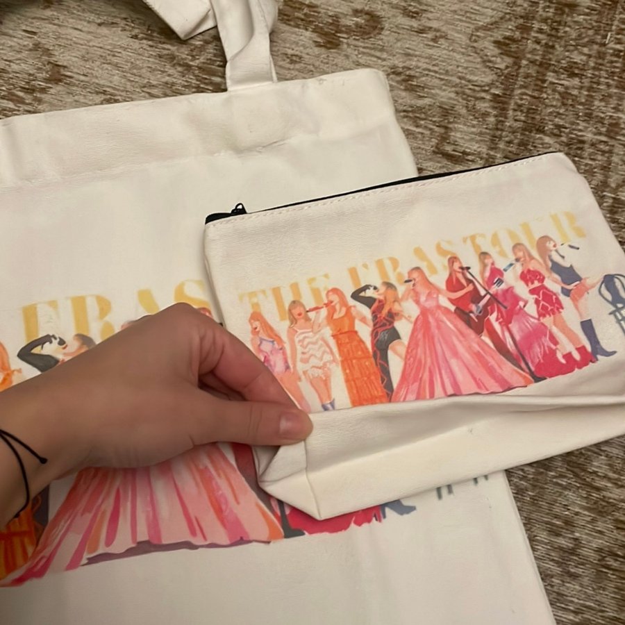 Taylor Swift Midnights SET Fans Inspiration Self Print Jute Bag Tote Bag
