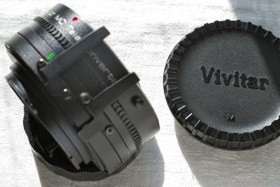 Vivitar MC 2x teleconverter för Minolta MD i toppskick!