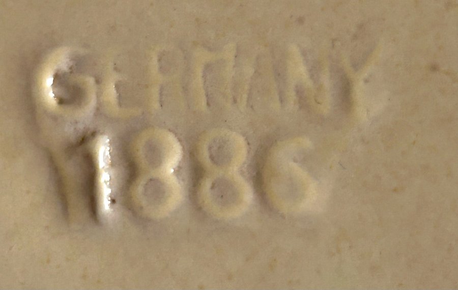 Stor skål i Majolika från mitten av 1900-talet Tyskland retro vintage