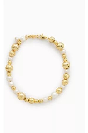 COS fresh water pearl brass bracelet