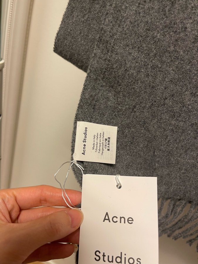 Helt Ny* Acne Studios Canada wool scarf