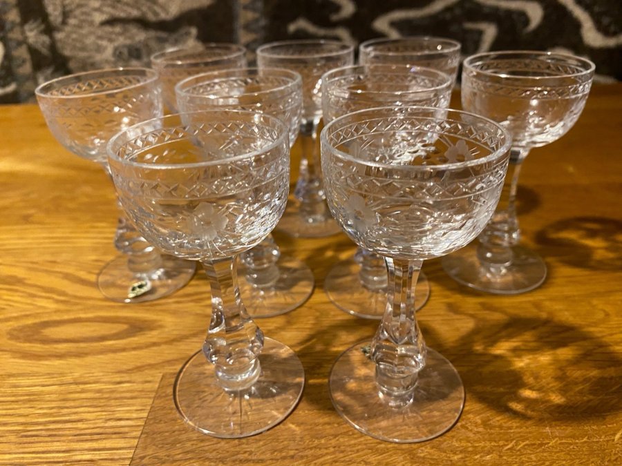 Fritz Kallenberg Boda ”MacGuirlang” 9 st likörglas