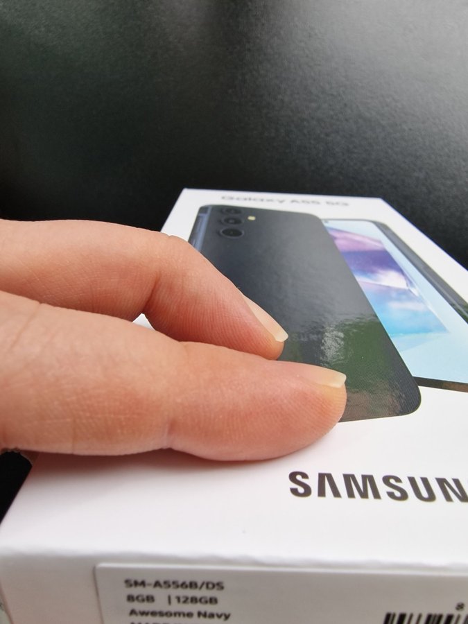 Samsung Galaxy A55 5G 128GB svart navy ej öppnad Ej låst