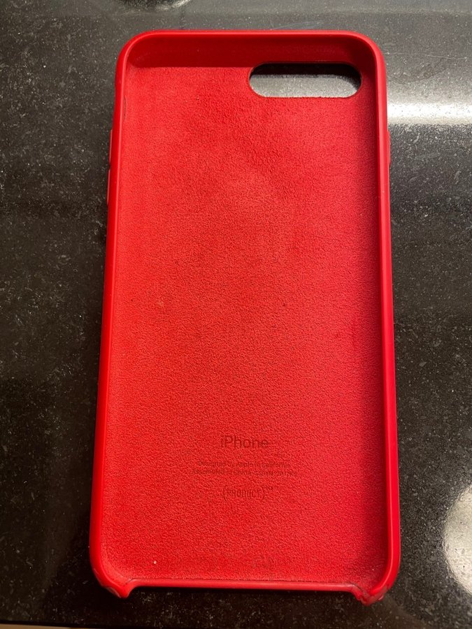 Sillikonskal till iphone 8 plus/ 7 plus - Red edition