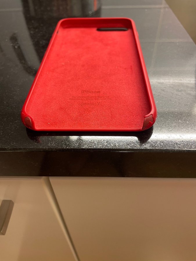 Sillikonskal till iphone 8 plus/ 7 plus - Red edition
