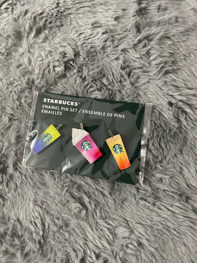 Starbucks enamel pin set