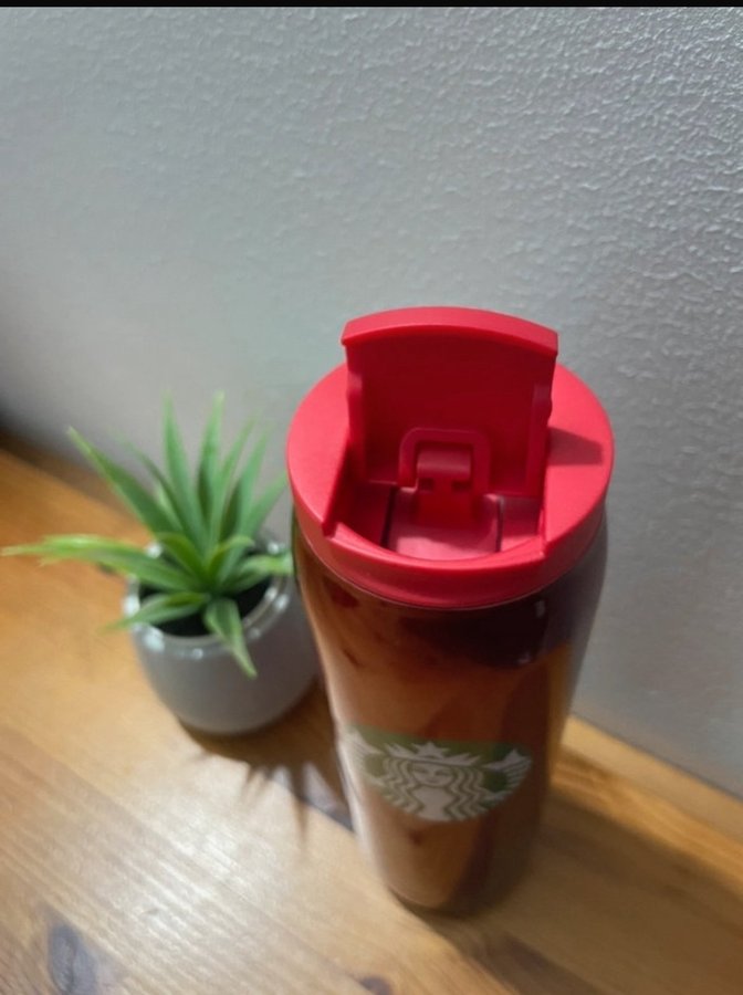 Starbucks red reusable tumbler