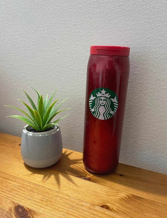Starbucks red reusable tumbler