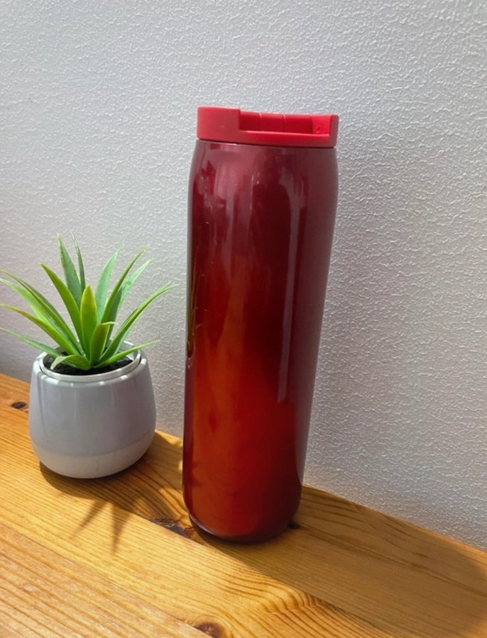 Starbucks red reusable tumbler