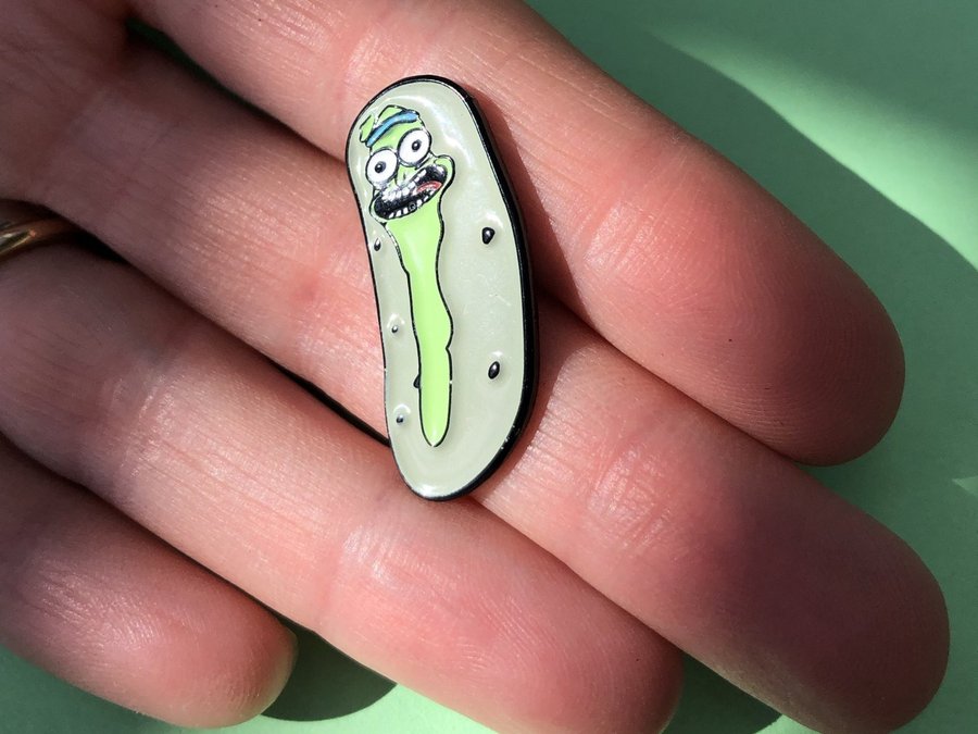 PICKLE RICK Enamel Pin | Rick  Morty | Cartoon Badge Brooche | Hard Enamel Pin