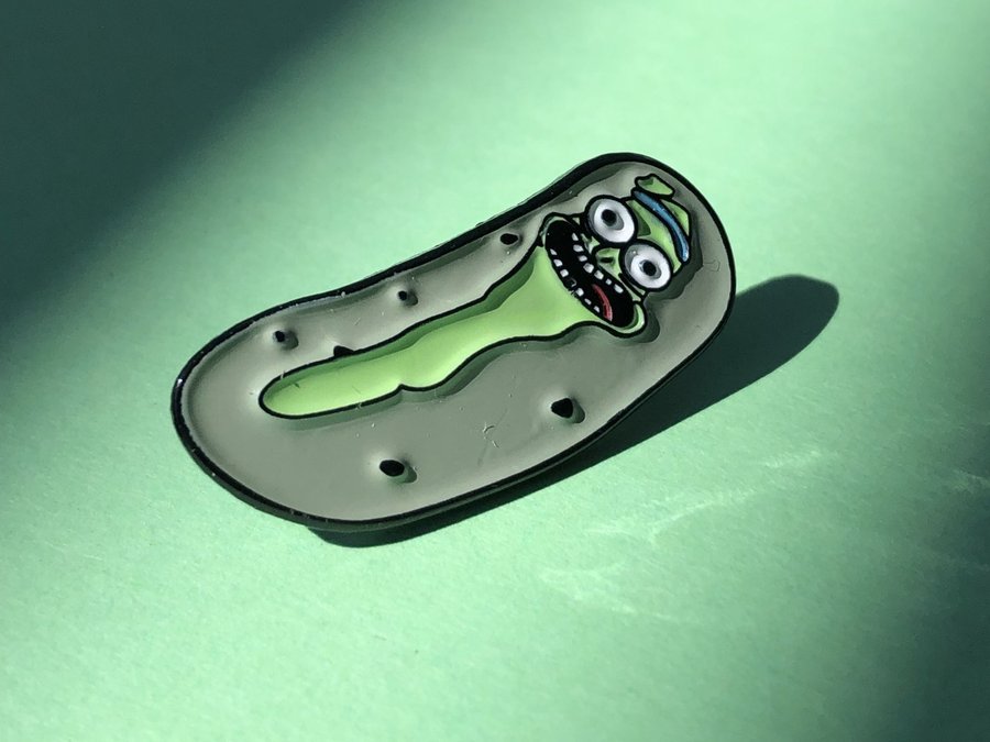 PICKLE RICK Enamel Pin | Rick  Morty | Cartoon Badge Brooche | Hard Enamel Pin