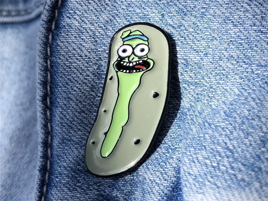 PICKLE RICK Enamel Pin | Rick  Morty | Cartoon Badge Brooche | Hard Enamel Pin