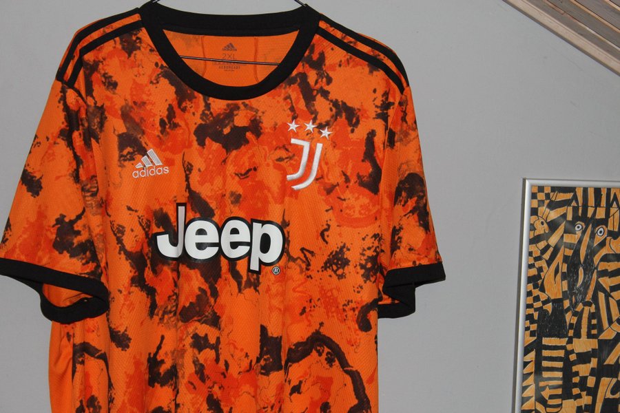 Juventus 2021/22 Third Adidas orange fodboldtrøje størrelse 2XL